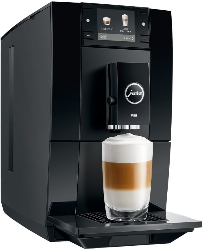 JURA A8 Piano Zwart (EA) Volautomatische Koffiemachine
