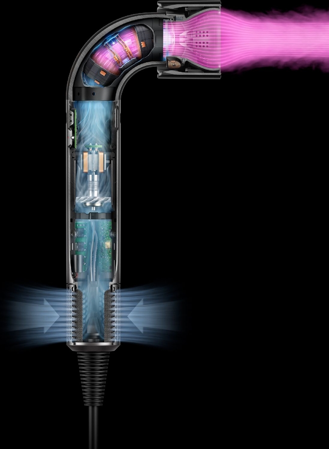 Dyson Supersonic R Straight & Wavy Föhn - Haardroger Ceramic Roze / Rose Goud — foto 8