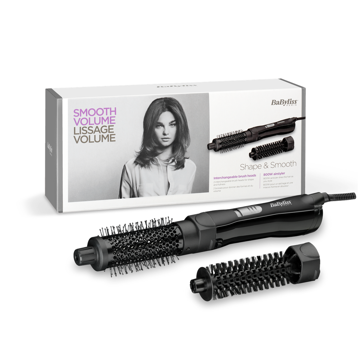 BaByliss - Airstyler Shape & Smooth AS82E — foto 2