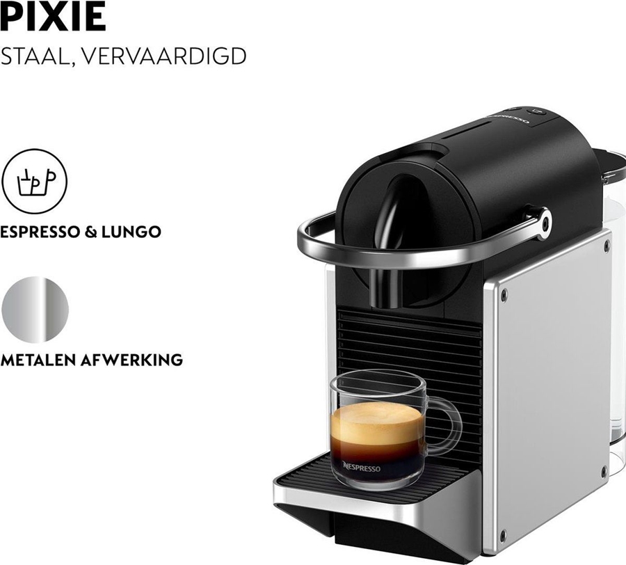 DeLonghi Nespresso EN 127.S Pixie Koffiecupmachine — foto 6