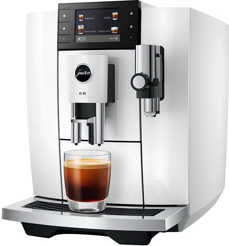 JURA E8 Piano Wit (ED) Volautomatische Koffiemachine