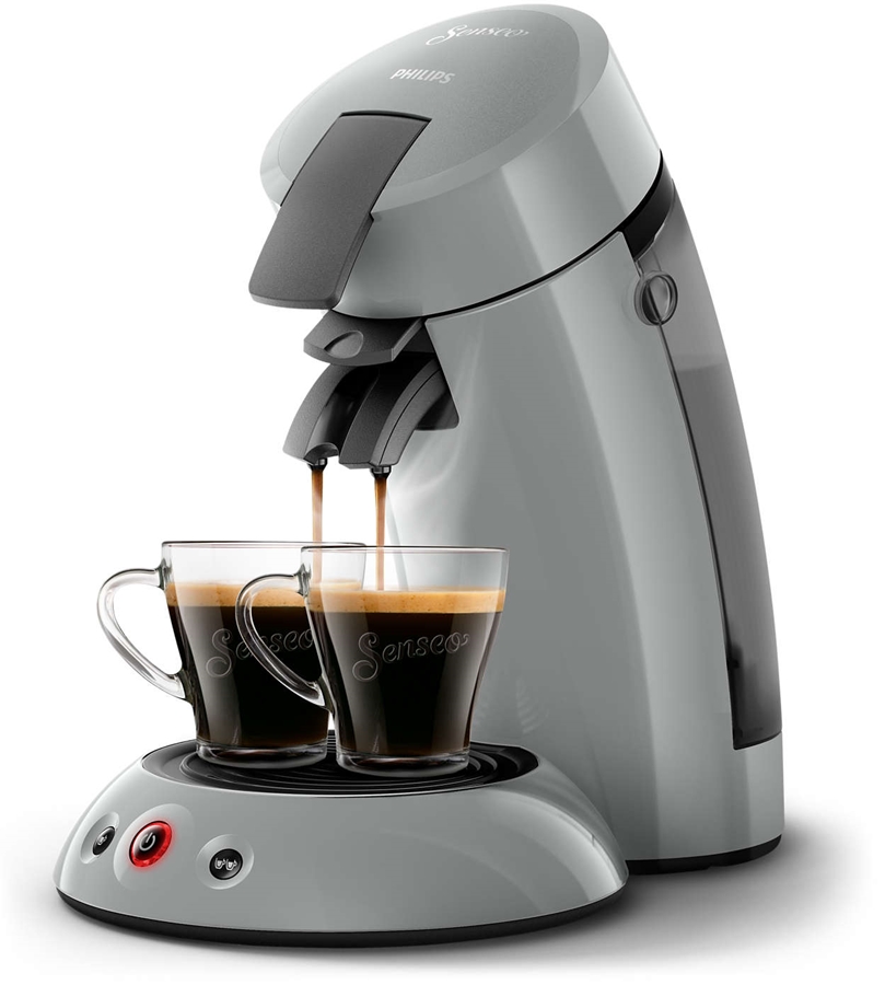 Philips SENSEO HD6553/70 Original Koffiepadmachine - Zilver Grijs