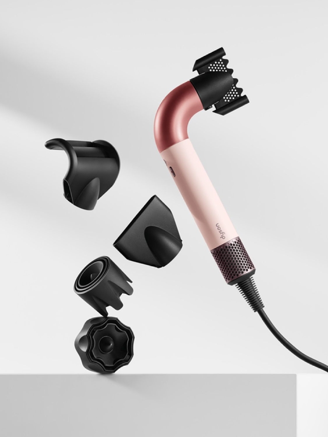 Dyson Supersonic R Straight & Wavy Föhn - Haardroger Ceramic Roze / Rose Goud — foto 5