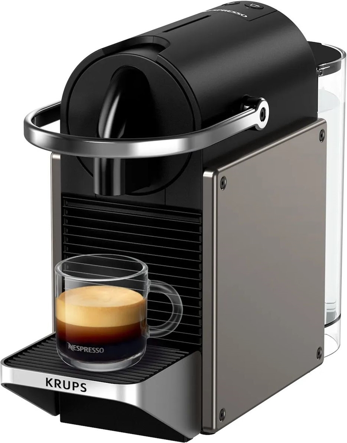 KRUPS Nespresso XN306T Pixie Koffiecupmachine - Titan
