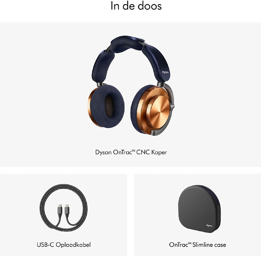 Dyson OnTrac Koptelefoon - Prussian / Copper — foto 6