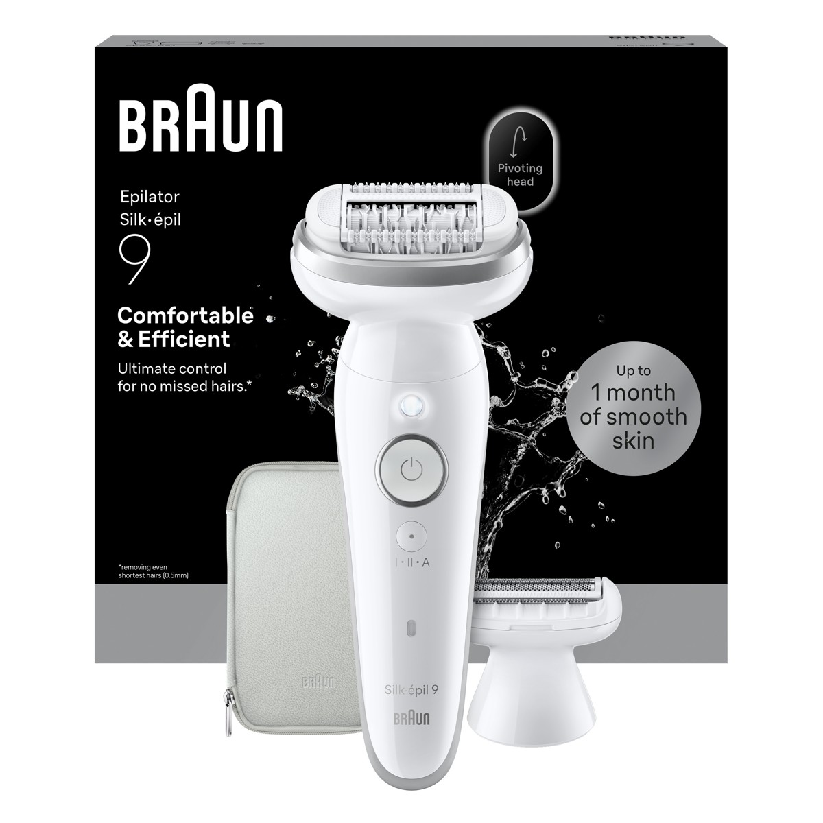 Braun - Silk·épil 9 Wet & Dry Epilator - Zilver